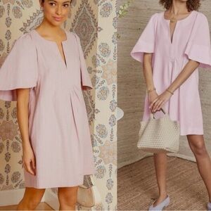 POMANDER PLACE Finley flutter sleeve dress